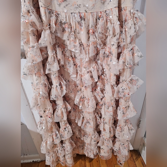 Jessakae Isla Dress in 3x in Champagne Floral - Picture 5 of 8